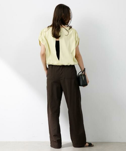 URBAN RESEARCH ROSSO / アーバンリサーチ ロッソ Tシャツ | 『UR TECH』F by ROSSO　UVCUTバックオープンクロップドTシャツ | 詳細4