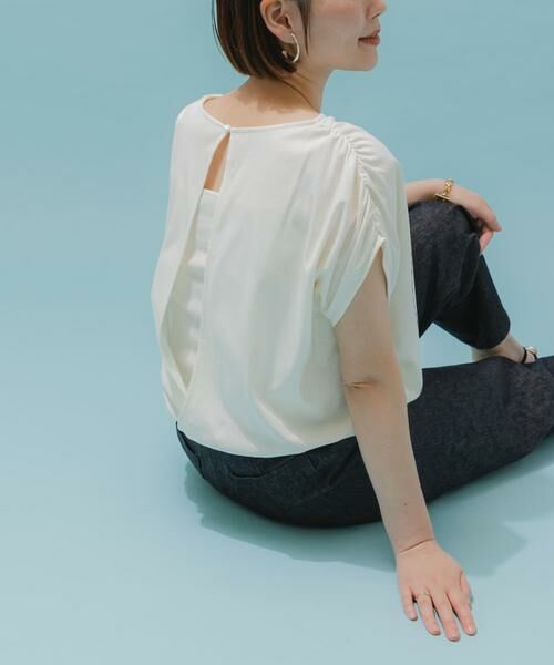 URBAN RESEARCH ROSSO / アーバンリサーチ ロッソ Tシャツ | 『UR TECH』F by ROSSO　UVCUTバックオープンクロップドTシャツ | 詳細16