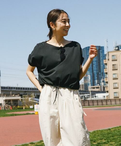 URBAN RESEARCH ROSSO / アーバンリサーチ ロッソ Tシャツ | 『UR TECH』F by ROSSO　UVCUTバックオープンクロップドTシャツ | 詳細25