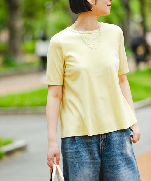 URBAN RESEARCH ROSSO / アーバンリサーチ ロッソ Tシャツ | 『UR TECH』F by ROSSO　UVCUTバックオープンフレアTシャツ | 詳細4