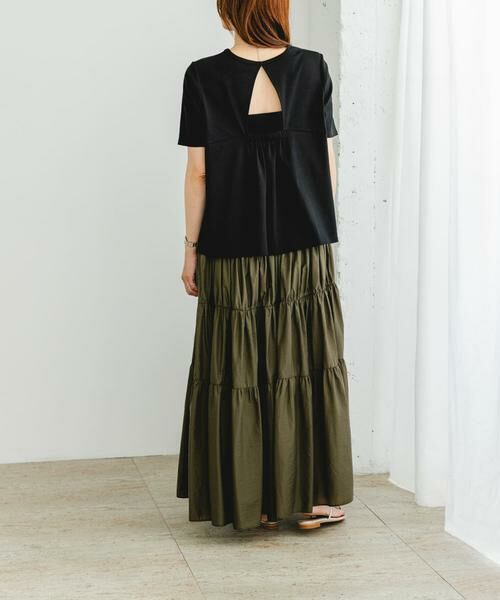 URBAN RESEARCH ROSSO / アーバンリサーチ ロッソ Tシャツ | 『UR TECH』F by ROSSO　UVCUTバックオープンフレアTシャツ | 詳細24