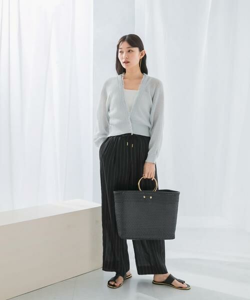 URBAN RESEARCH ROSSO / アーバンリサーチ ロッソ カーディガン・ボレロ | 柄編みフリンジカーディガン | 詳細3