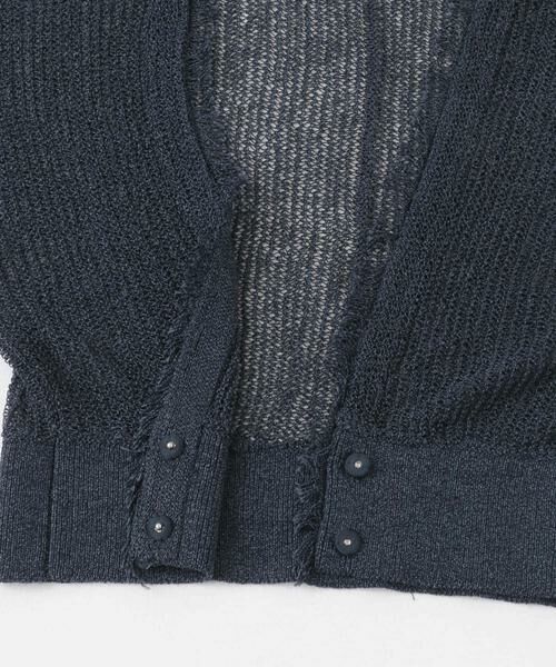 URBAN RESEARCH ROSSO / アーバンリサーチ ロッソ カーディガン・ボレロ | 柄編みフリンジカーディガン | 詳細26
