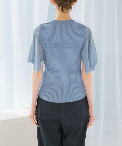 URBAN RESEARCH ROSSO / アーバンリサーチ ロッソ ニット・セーター | ハンカチスリーブリブニット | 詳細10