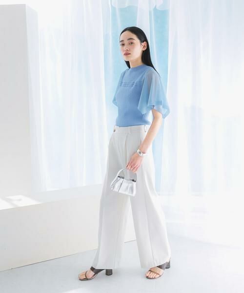 URBAN RESEARCH ROSSO / アーバンリサーチ ロッソ ニット・セーター | ハンカチスリーブリブニット | 詳細3