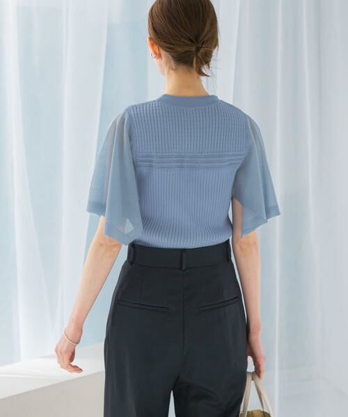 URBAN RESEARCH ROSSO / アーバンリサーチ ロッソ ニット・セーター | ハンカチスリーブリブニット | 詳細6