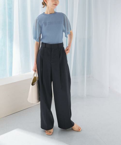 URBAN RESEARCH ROSSO / アーバンリサーチ ロッソ ニット・セーター | ハンカチスリーブリブニット | 詳細7