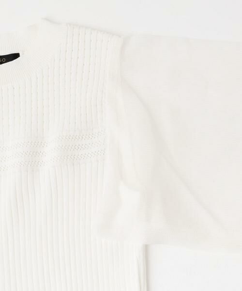 URBAN RESEARCH ROSSO / アーバンリサーチ ロッソ ニット・セーター | ハンカチスリーブリブニット | 詳細23