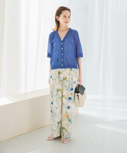 URBAN RESEARCH ROSSO / アーバンリサーチ ロッソ カーディガン・ボレロ | デザインボタンシアーカーディガン | 詳細4