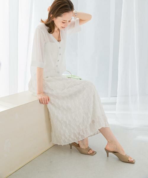 URBAN RESEARCH ROSSO / アーバンリサーチ ロッソ カーディガン・ボレロ | デザインボタンシアーカーディガン | 詳細16