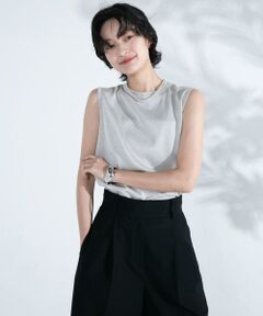 URBAN RESEARCH ROSSO / アーバンリサーチ ロッソ ニット・セーター | ブライトヤーンノースリーブニット