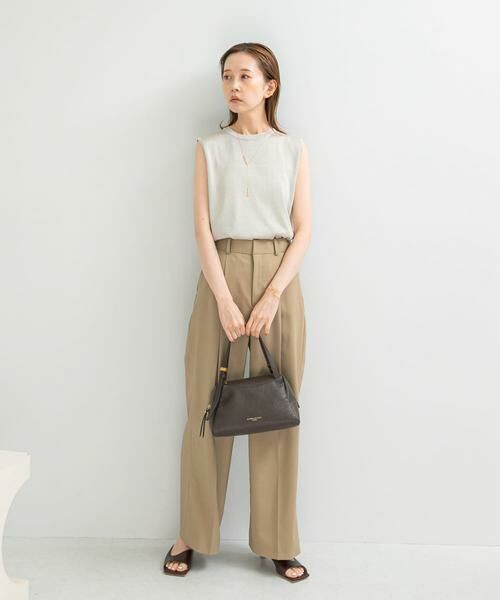 URBAN RESEARCH ROSSO / アーバンリサーチ ロッソ ニット・セーター | ブライトヤーンノースリーブニット | 詳細8