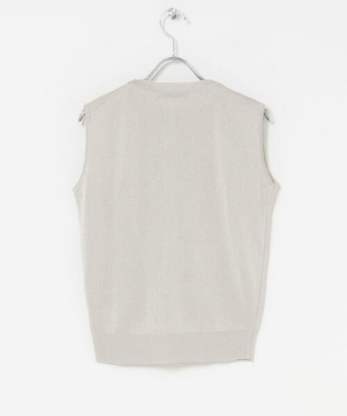 URBAN RESEARCH ROSSO / アーバンリサーチ ロッソ ニット・セーター | ブライトヤーンノースリーブニット | 詳細10