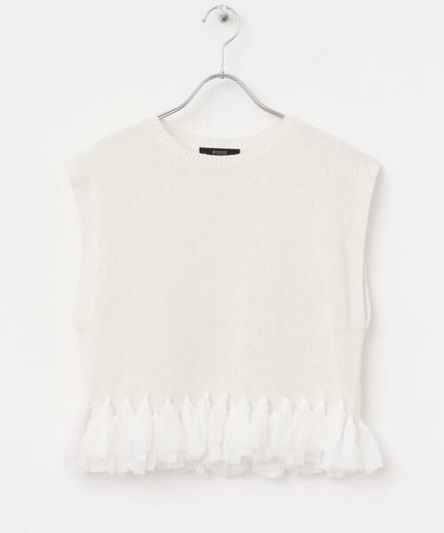 URBAN RESEARCH ROSSO / アーバンリサーチ ロッソ ニット・セーター | フリンジデザインサマーニット | 詳細11