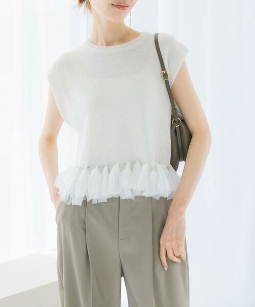 URBAN RESEARCH ROSSO / アーバンリサーチ ロッソ ニット・セーター | フリンジデザインサマーニット | 詳細6