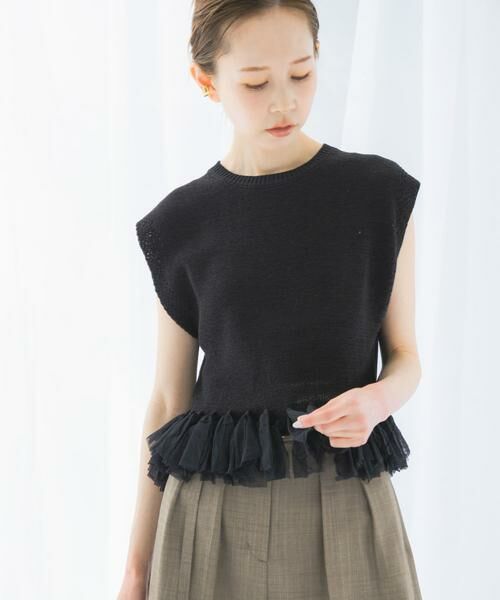 URBAN RESEARCH ROSSO / アーバンリサーチ ロッソ ニット・セーター | フリンジデザインサマーニット | 詳細15