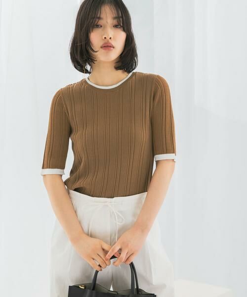 URBAN RESEARCH ROSSO / アーバンリサーチ ロッソ ニット・セーター | アンチピリングバイカラーリブニット | 詳細2