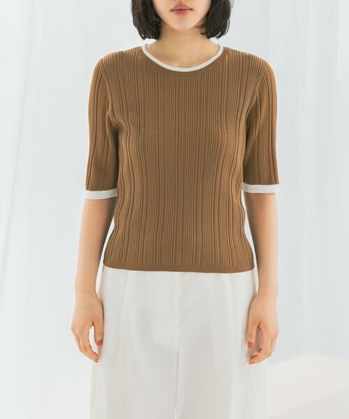 URBAN RESEARCH ROSSO / アーバンリサーチ ロッソ ニット・セーター | アンチピリングバイカラーリブニット | 詳細4