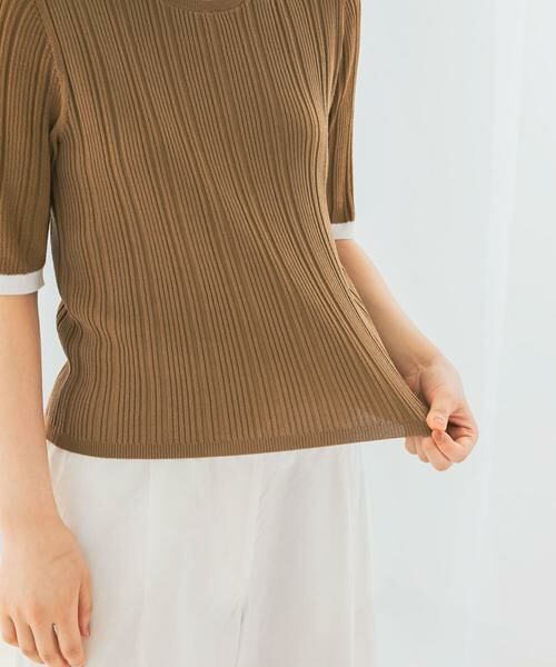 URBAN RESEARCH ROSSO / アーバンリサーチ ロッソ ニット・セーター | アンチピリングバイカラーリブニット | 詳細8