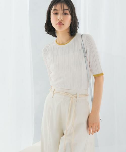 URBAN RESEARCH ROSSO / アーバンリサーチ ロッソ ニット・セーター | アンチピリングバイカラーリブニット | 詳細23