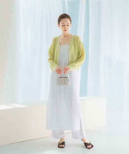 URBAN RESEARCH ROSSO / アーバンリサーチ ロッソ カーディガン・ボレロ | メッシュラメショートカーディガン | 詳細4