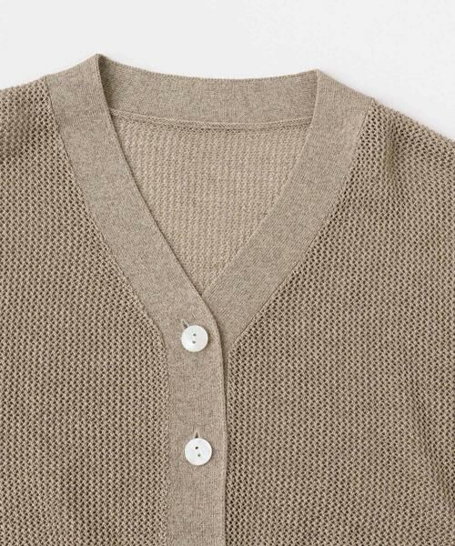 URBAN RESEARCH ROSSO / アーバンリサーチ ロッソ カーディガン・ボレロ | メッシュラメショートカーディガン | 詳細28