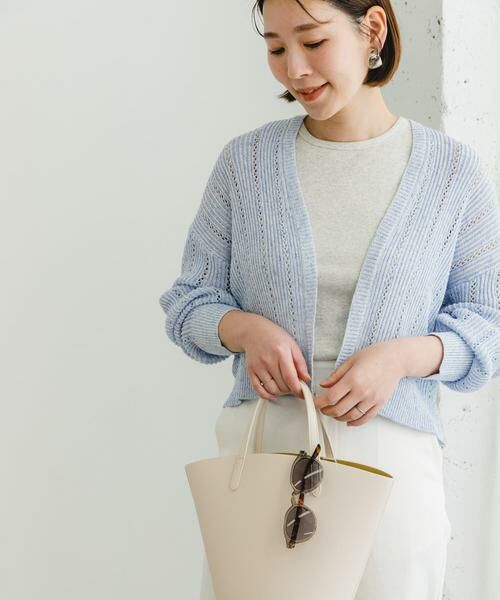 URBAN RESEARCH ROSSO / アーバンリサーチ ロッソ カーディガン・ボレロ | F by ROSSO　透かし編みショートカーディガン | 詳細2