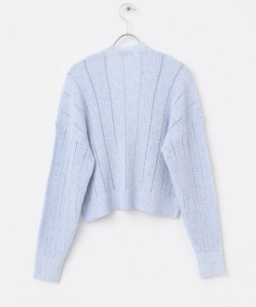 URBAN RESEARCH ROSSO / アーバンリサーチ ロッソ カーディガン・ボレロ | F by ROSSO　透かし編みショートカーディガン | 詳細8