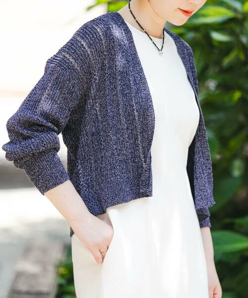URBAN RESEARCH ROSSO / アーバンリサーチ ロッソ カーディガン・ボレロ | F by ROSSO　透かし編みショートカーディガン | 詳細12
