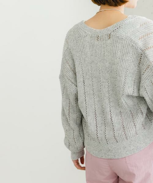 URBAN RESEARCH ROSSO / アーバンリサーチ ロッソ カーディガン・ボレロ | F by ROSSO　透かし編みショートカーディガン | 詳細25