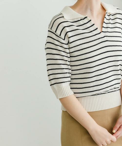 URBAN RESEARCH ROSSO / アーバンリサーチ ロッソ ニット・セーター | F by ROSSO　オープンカラーサマーニット | 詳細16