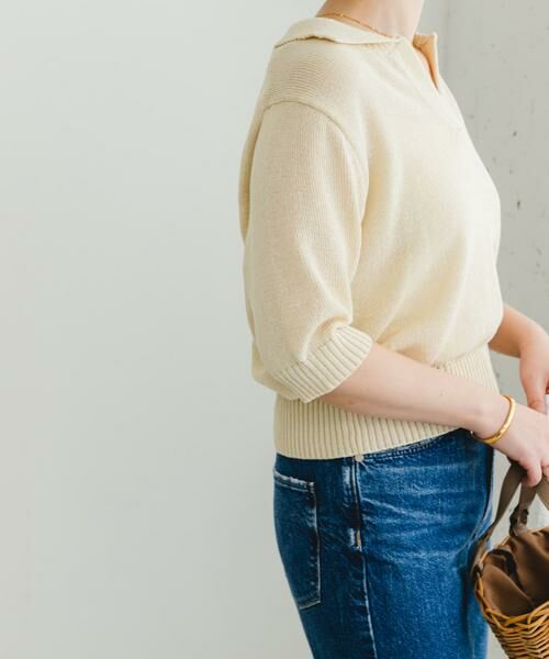 URBAN RESEARCH ROSSO / アーバンリサーチ ロッソ ニット・セーター | F by ROSSO　オープンカラーサマーニット | 詳細24