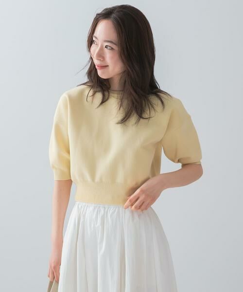 URBAN RESEARCH ROSSO / アーバンリサーチ ロッソ ニット・セーター | F by ROSSO　ウォッシャブルミラノリブプルオーバー | 詳細1