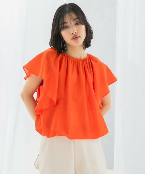 URBAN RESEARCH ROSSO / アーバンリサーチ ロッソ シャツ・ブラウス | コットンシルクフレアスリーブブラウス | 詳細4