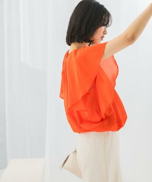 URBAN RESEARCH ROSSO / アーバンリサーチ ロッソ シャツ・ブラウス | コットンシルクフレアスリーブブラウス | 詳細5