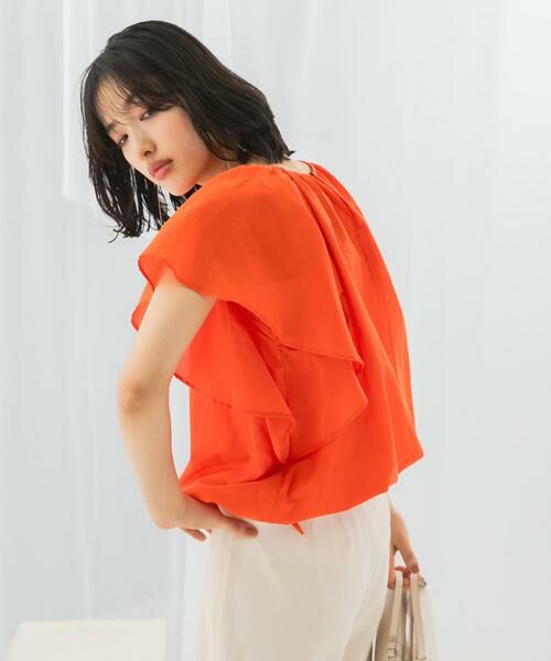 URBAN RESEARCH ROSSO / アーバンリサーチ ロッソ シャツ・ブラウス | コットンシルクフレアスリーブブラウス | 詳細6