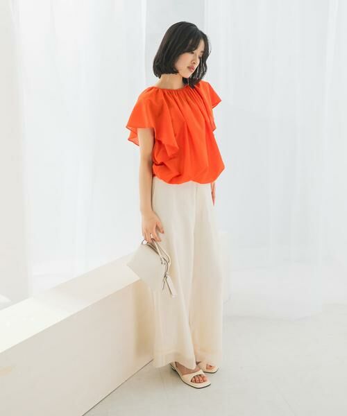 URBAN RESEARCH ROSSO / アーバンリサーチ ロッソ シャツ・ブラウス | コットンシルクフレアスリーブブラウス | 詳細7