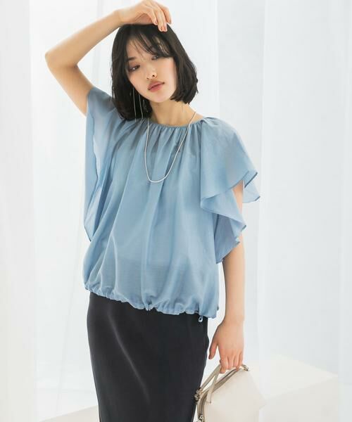 URBAN RESEARCH ROSSO / アーバンリサーチ ロッソ シャツ・ブラウス | コットンシルクフレアスリーブブラウス | 詳細10