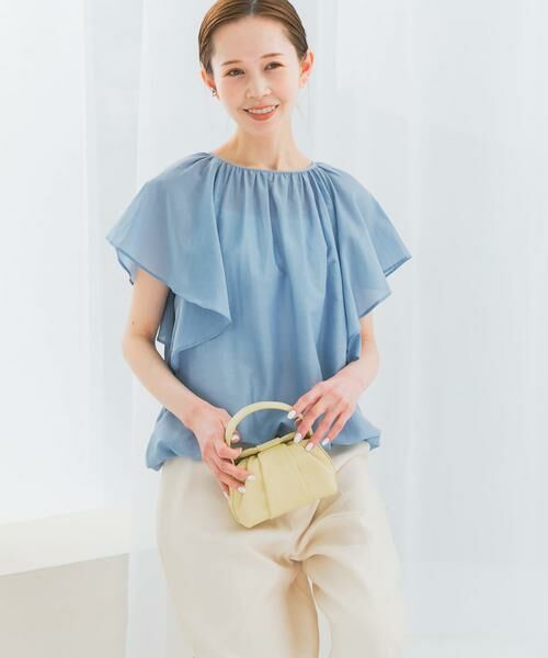 URBAN RESEARCH ROSSO / アーバンリサーチ ロッソ シャツ・ブラウス | コットンシルクフレアスリーブブラウス | 詳細16