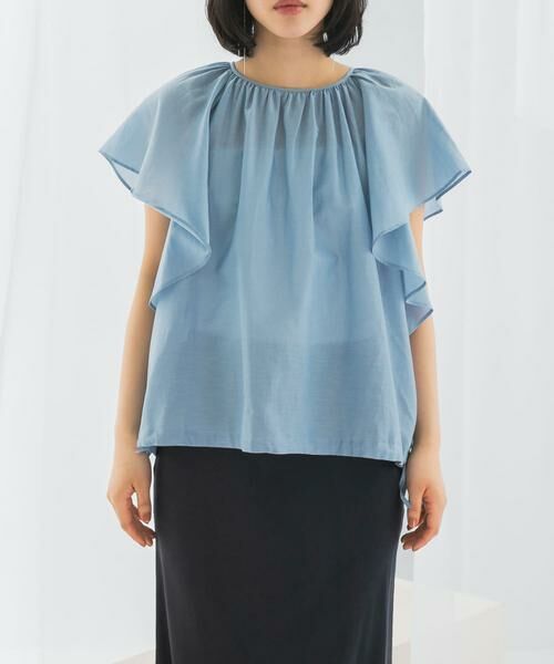 URBAN RESEARCH ROSSO / アーバンリサーチ ロッソ シャツ・ブラウス | コットンシルクフレアスリーブブラウス | 詳細17