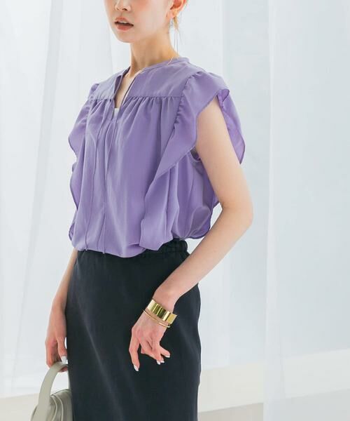 URBAN RESEARCH ROSSO / アーバンリサーチ ロッソ シャツ・ブラウス | フリルブラウス | 詳細1