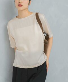 URBAN RESEARCH ROSSO / アーバンリサーチ ロッソ Tシャツ | UVカットサテンブラウス