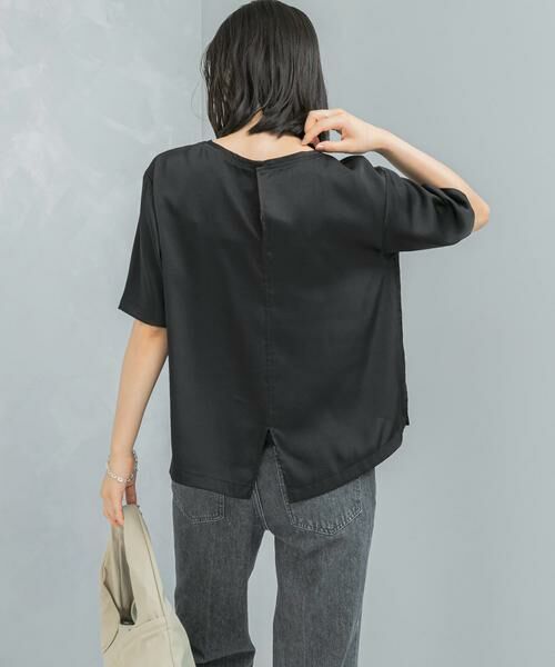 URBAN RESEARCH ROSSO / アーバンリサーチ ロッソ Tシャツ | UVカットサテンブラウス | 詳細19