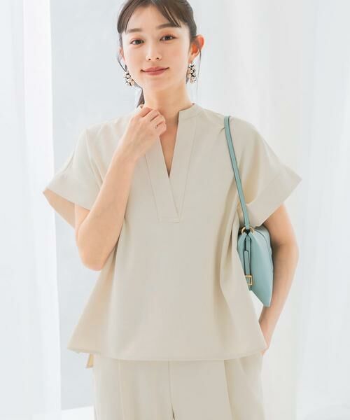 URBAN RESEARCH ROSSO / アーバンリサーチ ロッソ シャツ・ブラウス | 『WEB/一部店舗限定』『撥水』バンドカラープルオーバー | 詳細1