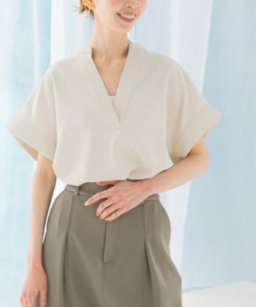 URBAN RESEARCH ROSSO / アーバンリサーチ ロッソ シャツ・ブラウス | 『WEB/一部店舗限定』『撥水』バンドカラープルオーバー | 詳細9