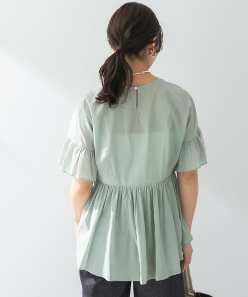 URBAN RESEARCH ROSSO / アーバンリサーチ ロッソ シャツ・ブラウス | F by ROSSO　コットンボイル切替ギャザーブラウス | 詳細5