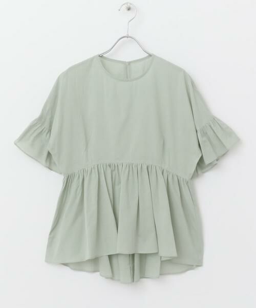 URBAN RESEARCH ROSSO / アーバンリサーチ ロッソ シャツ・ブラウス | F by ROSSO　コットンボイル切替ギャザーブラウス | 詳細7