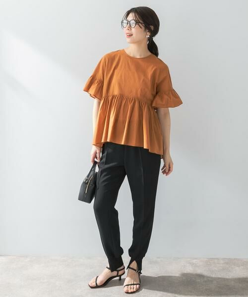 URBAN RESEARCH ROSSO / アーバンリサーチ ロッソ シャツ・ブラウス | F by ROSSO　コットンボイル切替ギャザーブラウス | 詳細13