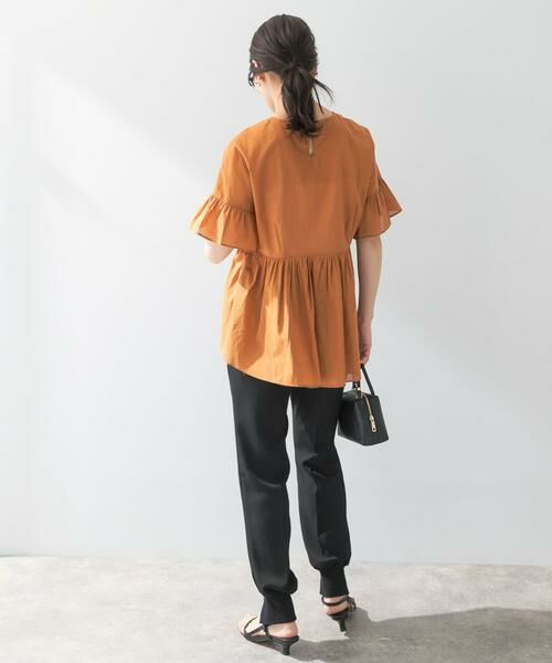 URBAN RESEARCH ROSSO / アーバンリサーチ ロッソ シャツ・ブラウス | F by ROSSO　コットンボイル切替ギャザーブラウス | 詳細14