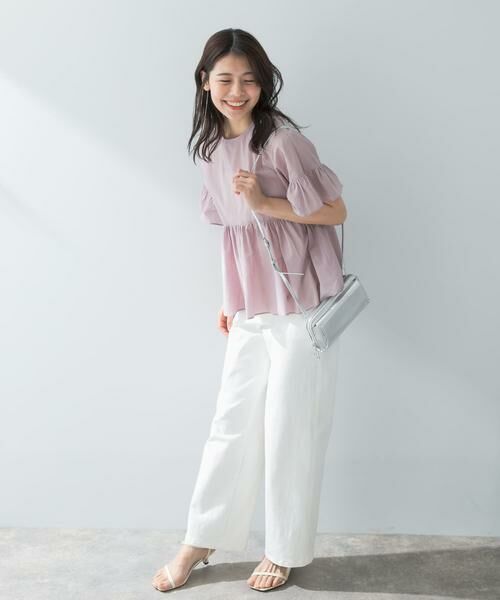 URBAN RESEARCH ROSSO / アーバンリサーチ ロッソ シャツ・ブラウス | F by ROSSO　コットンボイル切替ギャザーブラウス | 詳細24